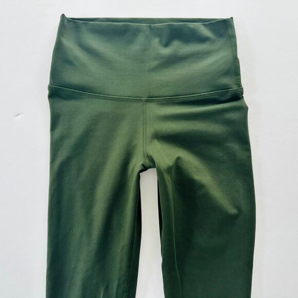 Fleo El Toro Legging 25" High Rise Size Small Bronze Green Gym Crossfit Workout - Picture 3 of 6